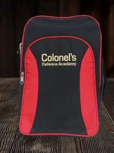 Red & Black Customized School Bag