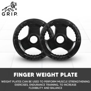 Grip 3 Finger Weight Plate