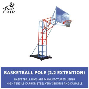 Grip BasketBall Pole With Four Pillar Umbrella System (2.2 Extension)