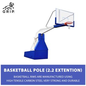 Grip BasketBall Pole With Hydraulic Spring Loaded System(2.2 Extension)