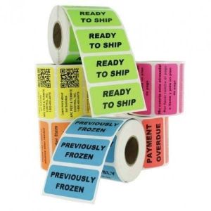 Colored Printed Adhesive Labels