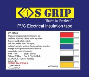 S-Grip Pvc Electrical Insulation Tapes