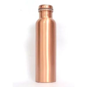 Plain Copper Water Bottle