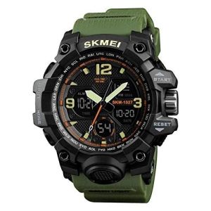 SKM-1327 Army Print Analog Digital Wrist Watch