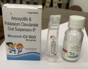 Amoxicillin 200mg and Potassium Clavulanate 28.5mg Dry Syrup