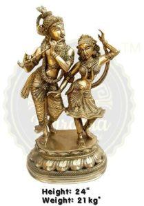 Radha Krishna Dancing Statue