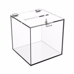 acrylic donation box