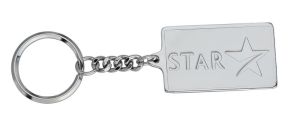 Star Mild Steel keychain