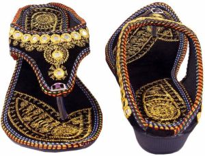 Ladies Embroidered Slippers