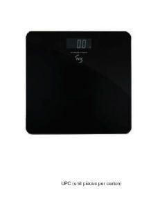 JVD ECLAT II DIGITAL WEIGHING SCALE BLACK