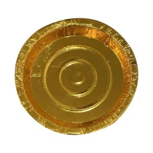 10 Inch Golden Paper Plate