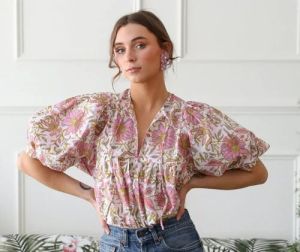 Balloon Sleeves Top