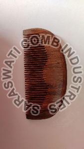 5 Inch Handmade Neem Wood Chand Comb