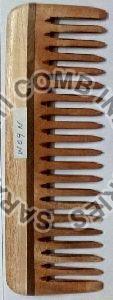 NW09 Handmade Neem Wood Hair Comb