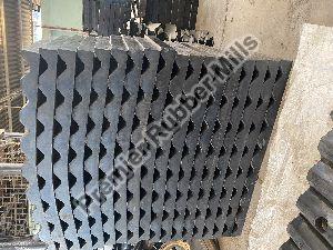Corrugated Wear Resistant Rubber Liners