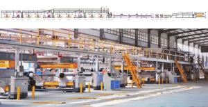 3 & 5 ply Fully Automatic corrugated board Production line