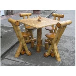 bamboo dining set