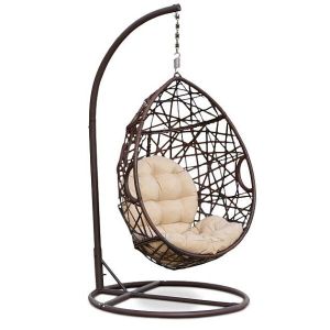 handmade rattan outdoor hanging swing chair