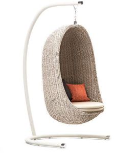 arvabil handmade garden wicker nest egg swing