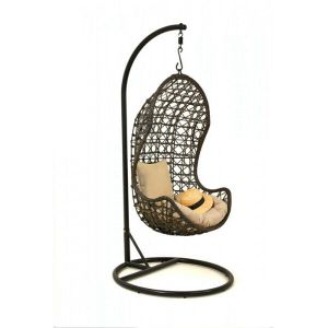 ArvabilHandmade Patio, Rattan Hanging Swing Chair-NS02