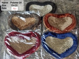 Heart Shape Polyester Door Mat