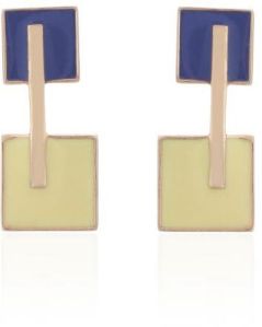 Enamel Brass Earrings (AB-EE2)