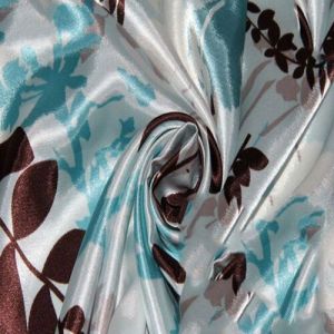 printed satin fabric