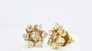 diamond stud earring