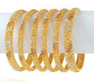 Ethnic Gold Bangles