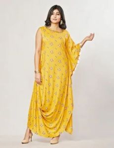 Indo Western Drape Kurti