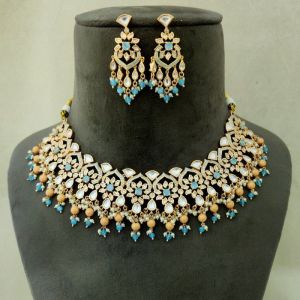 Kundan Polki Necklace Set