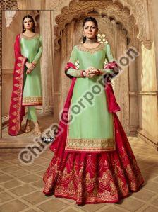 Indo Western Bridal Lehenga Choli