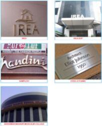 Stainless Steel Signage Boards
