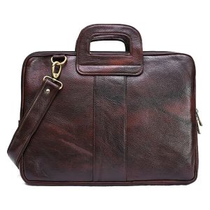 Leather Laptop Office Briefcase Bag