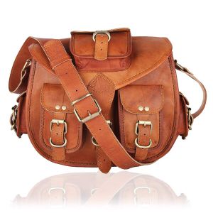 Leather Satchel Cross Body Hand Bag