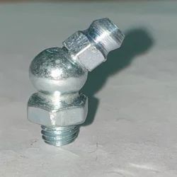 Mild Steel 1/4 UNF 45 Degree Grease Nipple