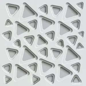 Triangle Grey Digital Vitrified Tiles