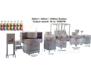 Flavoured Milk Packaging Line For PP Bottles