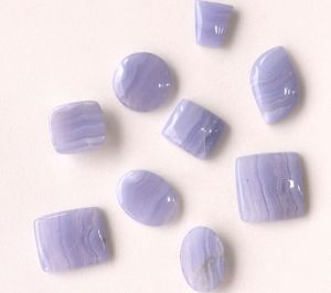 Blue Lace Agate Cabochons