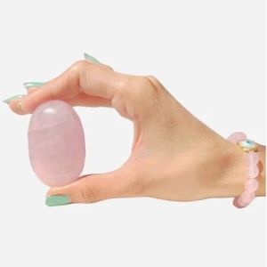 Rose Quartz Palm Stone