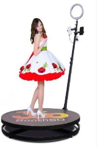 2.5ft 360 Video Spinner Video Spinny with 360 Degree Slow Motion Video Booth for Birthdays