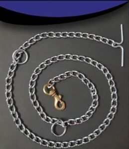 Dog Chain Twisted Brass Hook