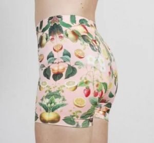 Ladies Printed Gym Shorts