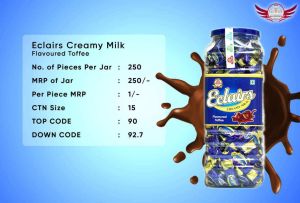 Eclairs Creamy Milk Flavoured Toffee