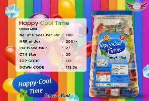 Happy Cool Time Sweet Mint Flavoured Toffee