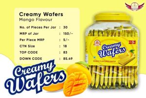 Mango Flavour Creamy Wafers