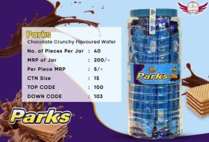 Parks Chocolate Crunchy Flavoured Wafers