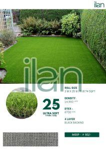 25 mm ultrasoft artificial grass