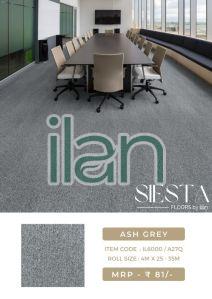 ash grey wall-to-wall carpet