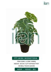 mini monstera 2126 artificial plants